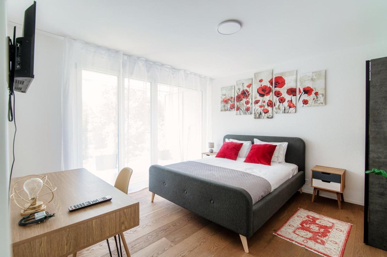 לוקרנו Linda Terrace By Quokka 360 - Modern One-Bedroom Flat With Sun Terrace מראה חיצוני תמונה